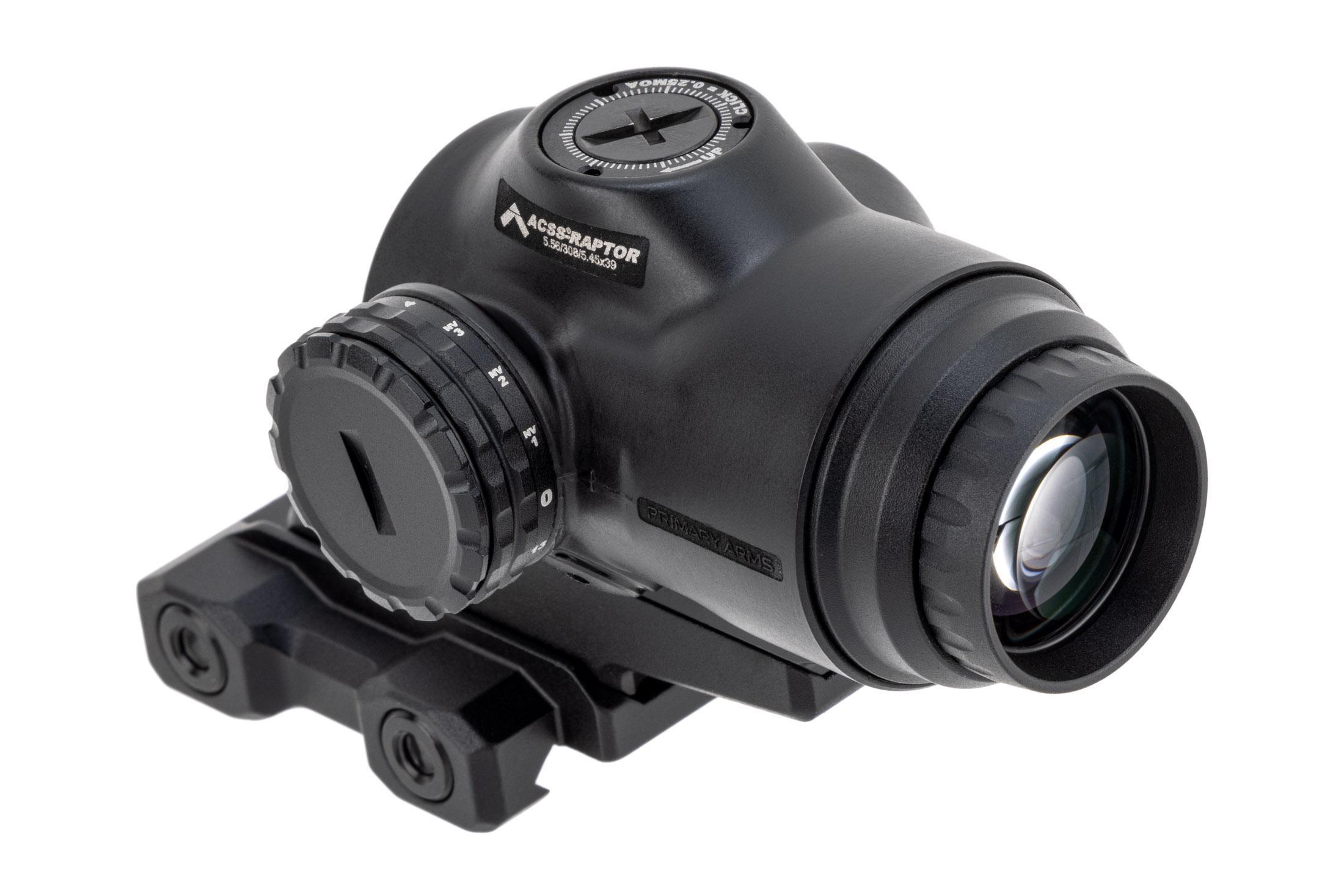 Primary Arms Primary Arms SLx 3x Micro Prism Scope Illuminated Red ACSS Raptor 5.56/308 Meter Reticle Matte Black - view 2
